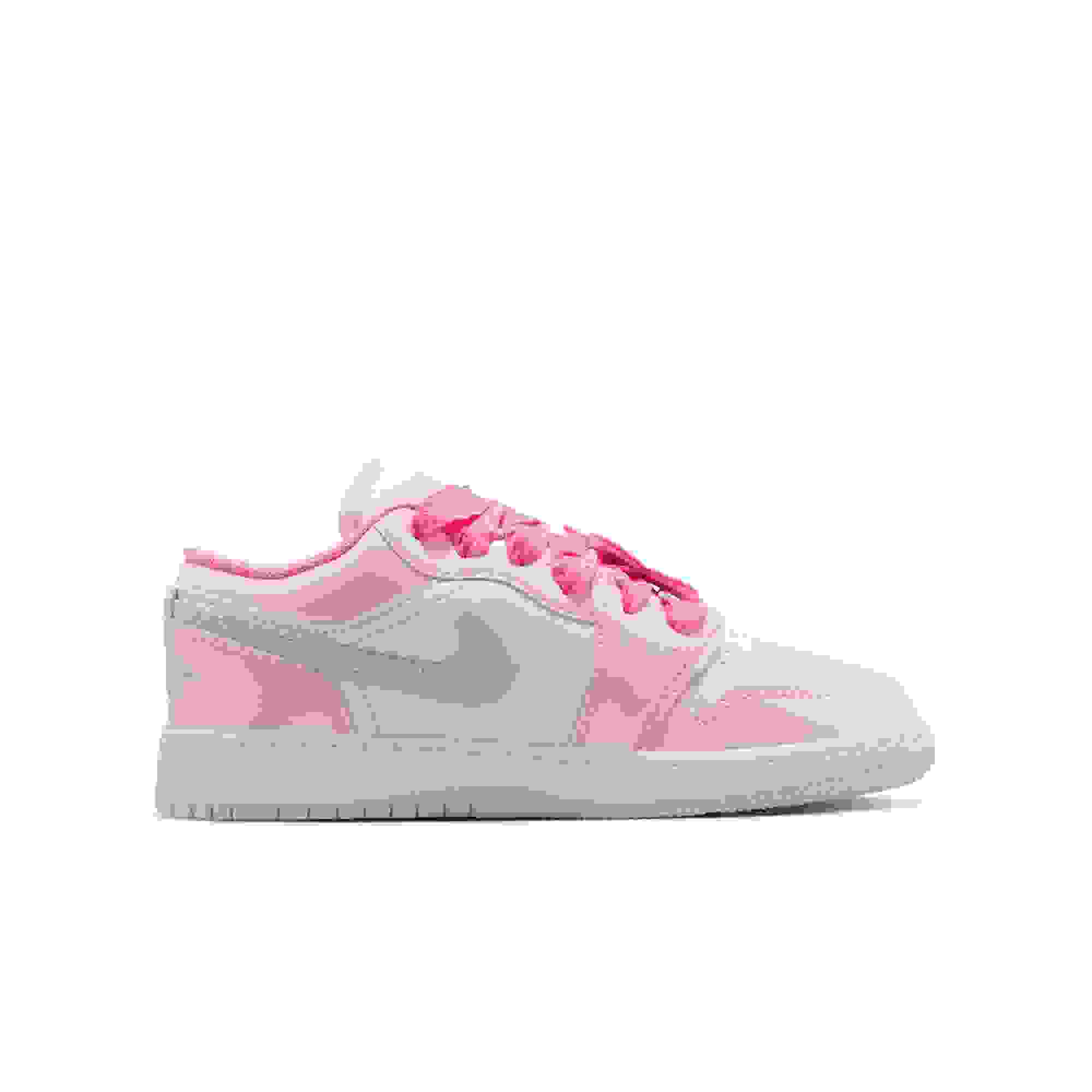 Jordan 1 Low SE Grade School Girls' "Pink Bloom" Shoe